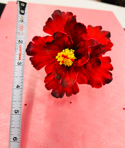 HIBISCUS - Hair Flower AOLFL001 (11cm)