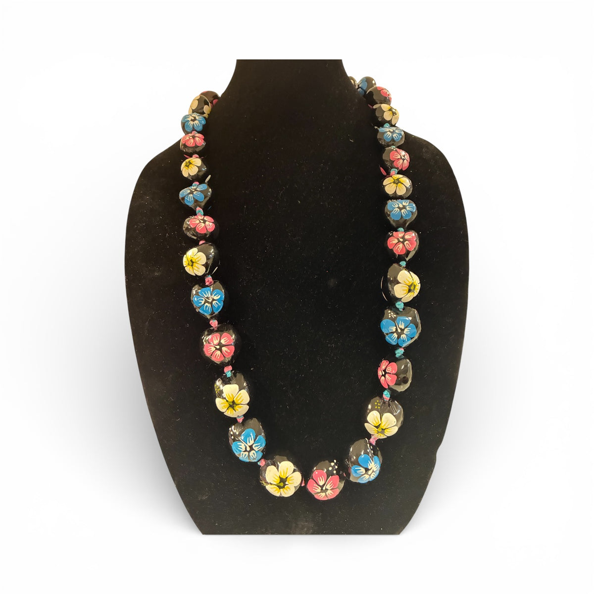 Kukui Nut Necklace 24” | Multicolor 3 (KKNNMU3)
