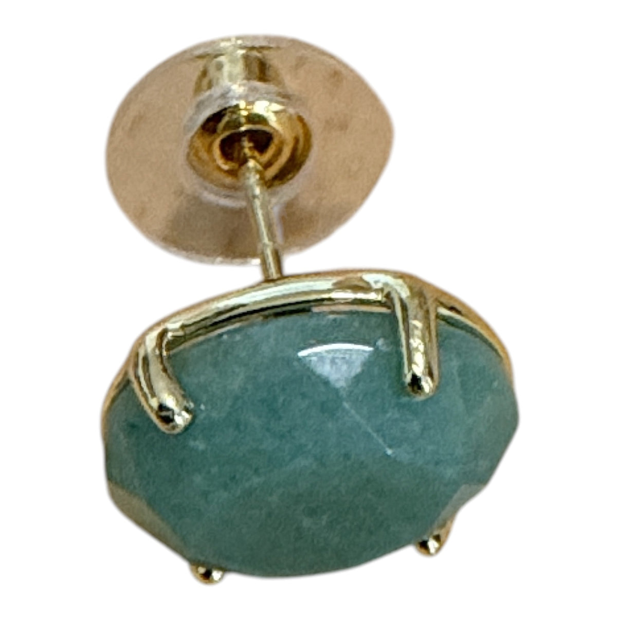 Green Aventurine Stud Earring