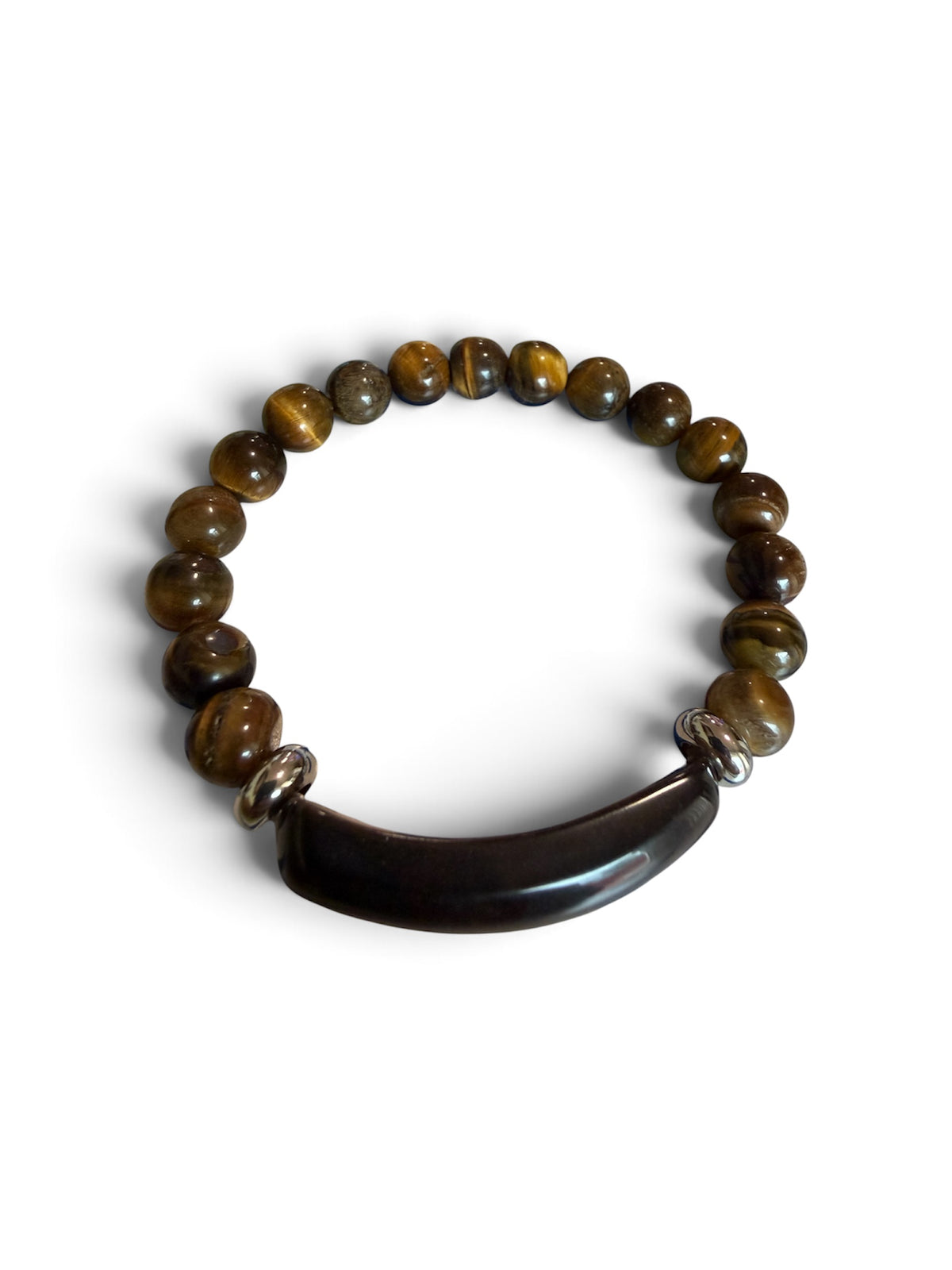 Black Beaded Bracelet