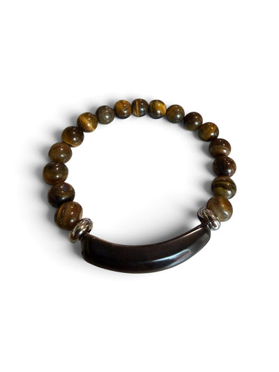 Black Beaded Bracelet
